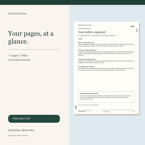 DaysteadDigital | Printable & Fillable Planners